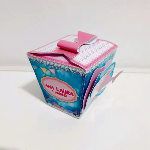 Caixa Sushi - Baby Shark Rosa