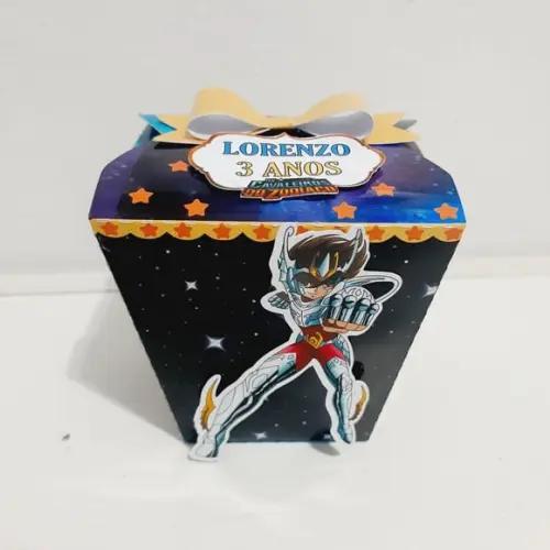 Caixa Sushi - Cavaleiros do Zodiaco