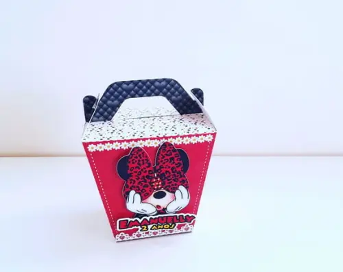 Caixa Sushi - Minnie Vermelha