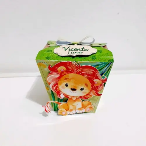 Caixa Sushi - Safari Aquarela