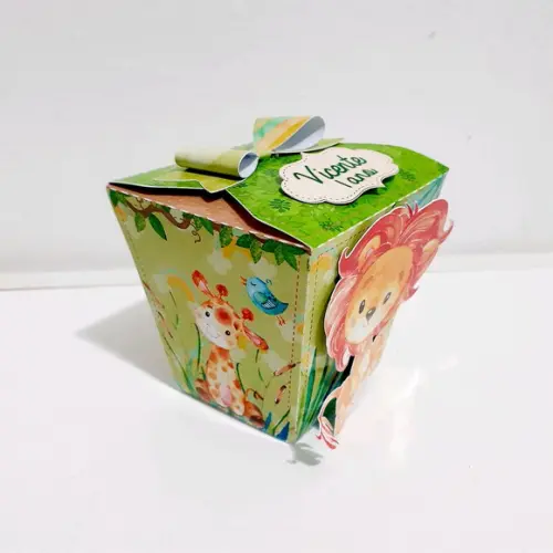 Caixa Sushi - Safari Aquarela