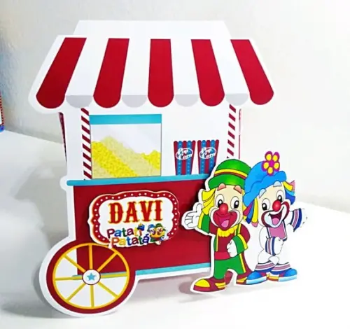 Carrinho de Pipoca - Patati & Patata