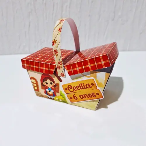 Cesta - Chapeuzinho Vermelho