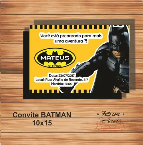 Convite Batman