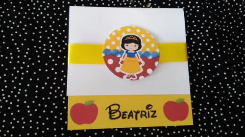 Convite Branca de Neve