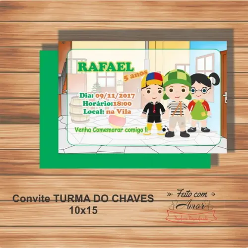 Convite Chaves