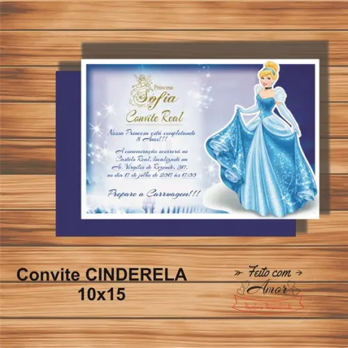 Convite Cinderela