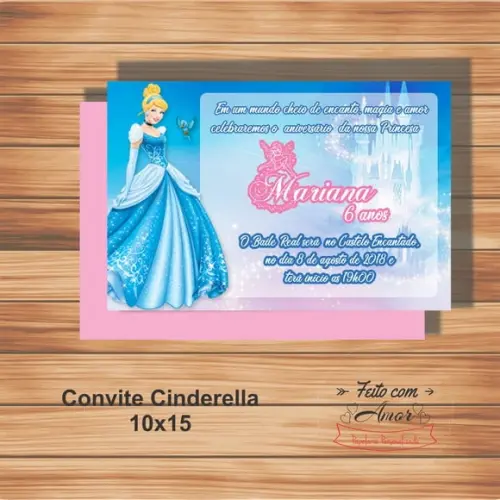Convite Cinderela