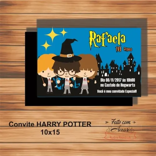 Convite Harry Potter