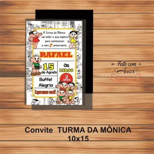 Convite Gibi 10x15
