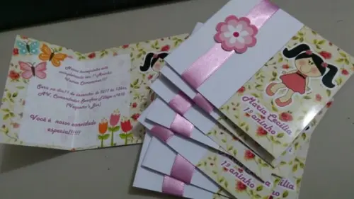 Convite Jardim Boneca