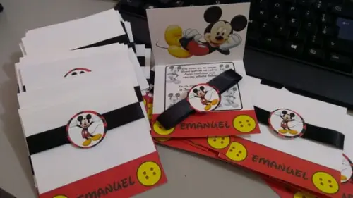 Convite Mickey