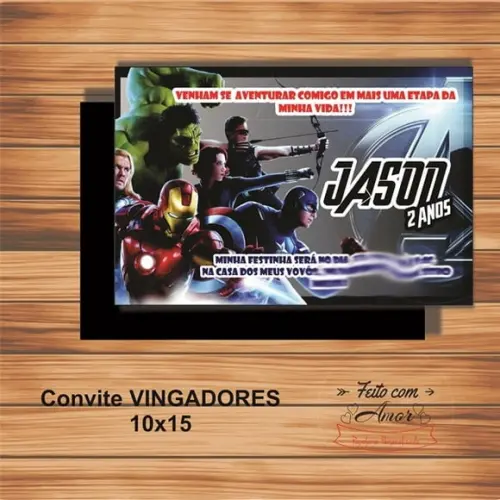 Convite os Vingadores