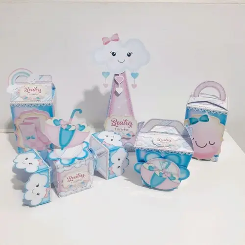 Kit - Chuva de Amor (50 Itens)