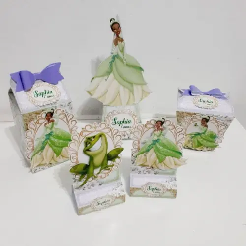 Kit a Princesa e o Sapo ( 50 Itens)