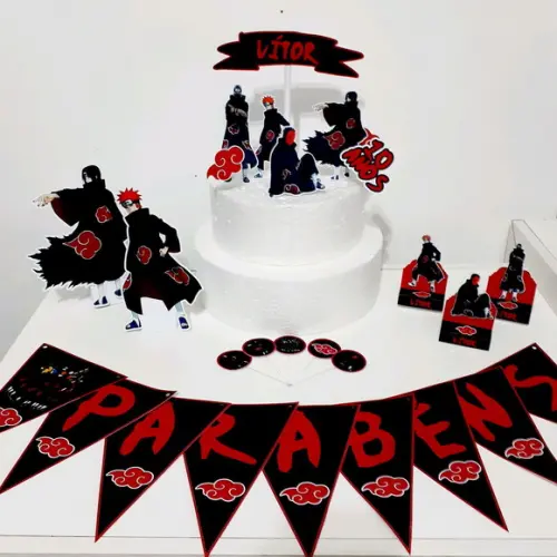 Kit Akatsuki - Festa em Casa (32 Itens)