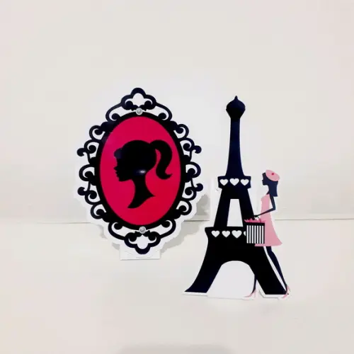 Kit Barbie Paris - Festa em Casa (32 Itens)