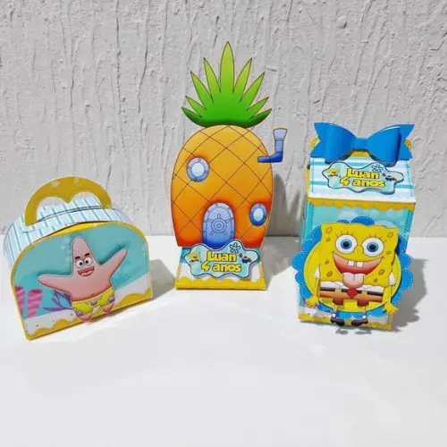 Kit Bob Esponja - 30 Itens