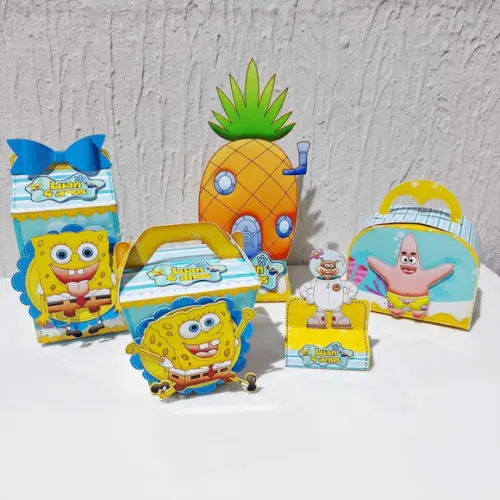 Kit Bob Esponja - 50 Itens