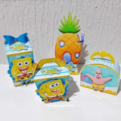 Kit Bob Esponja - 40 Itens