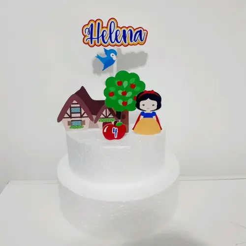 Kit Branca de Neve - Festa em Casa (32 Itens)