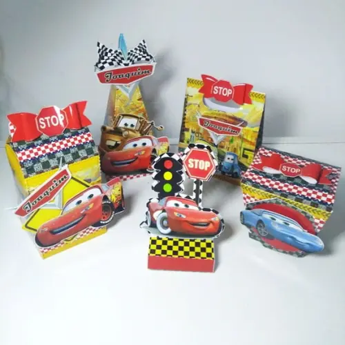 Kit Caixinha - Carros (50 Itens)