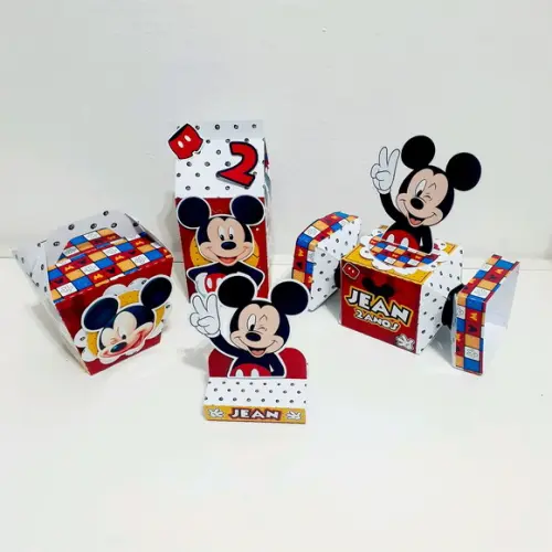 Kit Caixinha - Mickey ( 40 Itens )