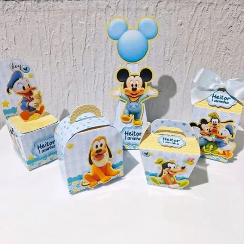 Kit Caixinha - Mickey Baby (25 Itens )