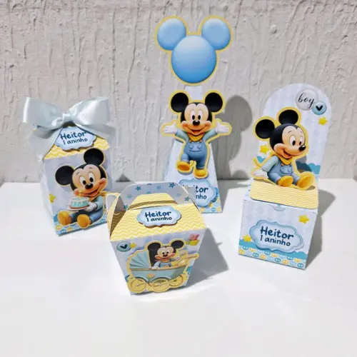 Kit Caixinha - Mickey Baby (50 Itens )