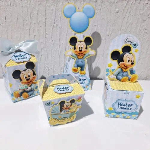 Kit Caixinha - Mickey Baby (40 Itens )
