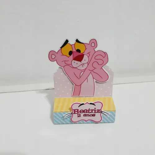 Kit Caixinha - Pantera Cor de Rosa (50 Itens)