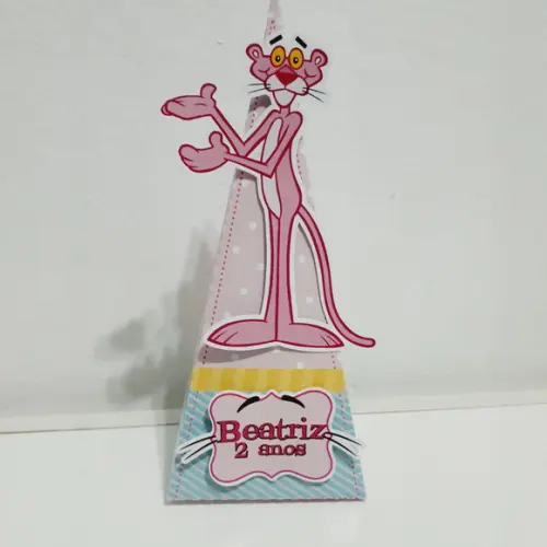 Kit Caixinha - Pantera Cor de Rosa (50 Itens)