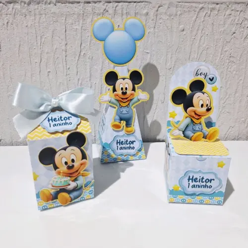 Kit Caixinha - Mickey Baby (30 Itens )