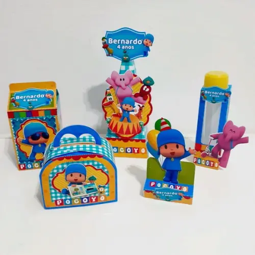 Kit Caixinha - Pocoyo ( 50 Itens )