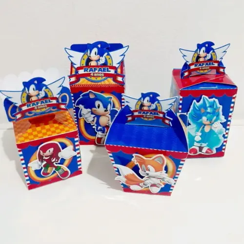 Kit Caixinha - Sonic (60 Itens)