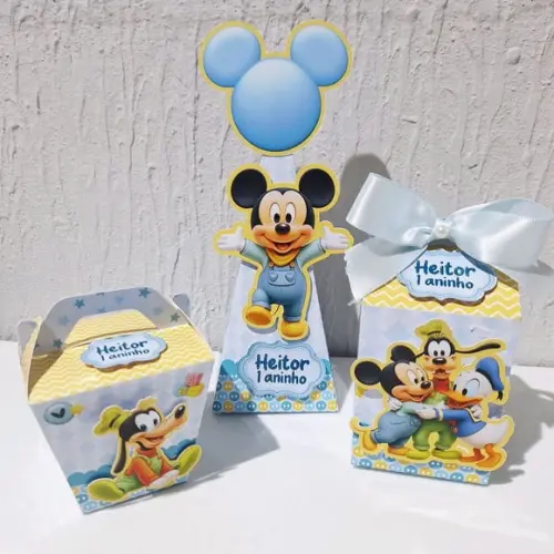 Kit Caixinha - Turma do Mickey Baby (30 Itens )