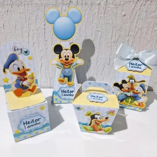 Kit Caixinha - Turma do Mickey Baby (40 Itens )