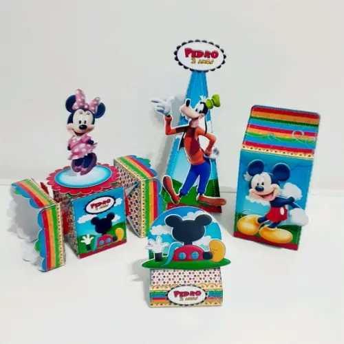 Kit Caixinha -casa do Mickey (40 Itens )