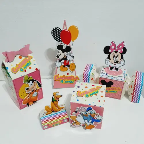 Kit Caixinha -turma do Mickey ( 50 Itens )