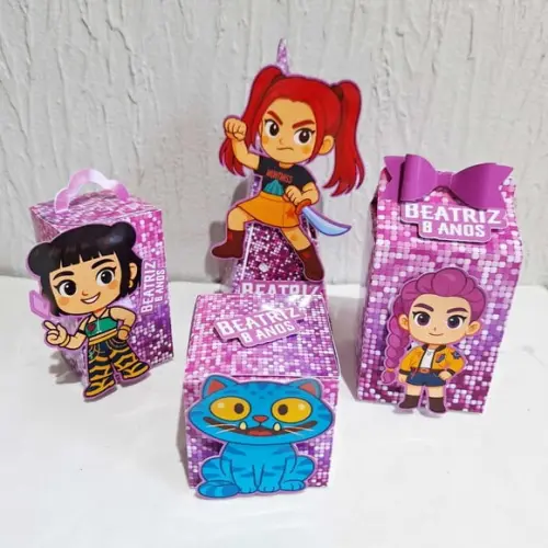 Kit Caixinhas - as Guerreiras do K-pop Cute ( 40 Caixas )
