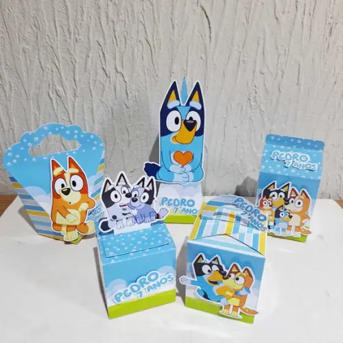 Kit Caixinhas - Bluey ( 50 Caixas )