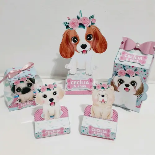 Kit Caixinhas - Cachorrinhas Cute