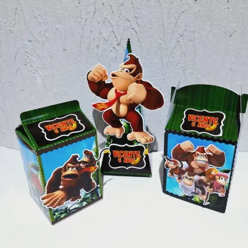 Kit Caixinhas - Donkey Kong (30 Itens)