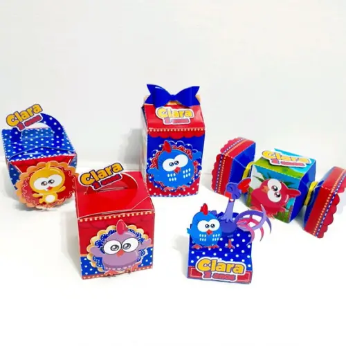 Kit Caixinhas - Galinha Pintadinha Toy ( 50 Itens )
