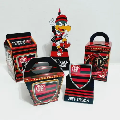 Kit Caixinhas - Flamengo (50 Itens)