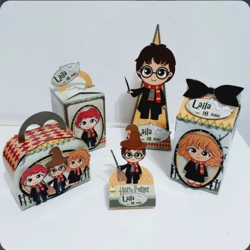 Kit Caixinhas - Harry Potter Cute (60 Itens)