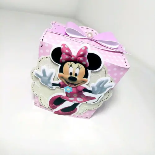 Kit Caixinhas - Minnie Rosa ( 40 Caixas )