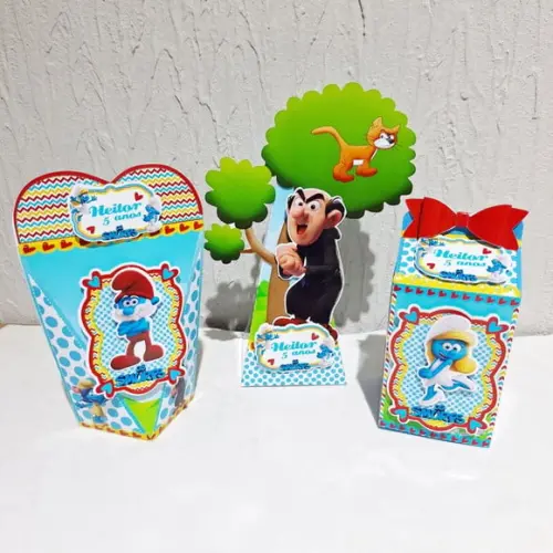 Kit Caixinhas - os Smurfs (30 Itens)
