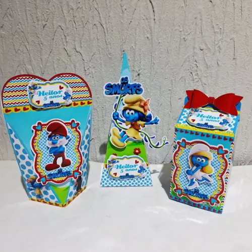 Kit Caixinhas - os Smurfs (30 Itens)