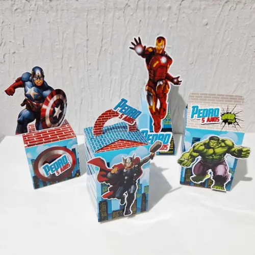 Kit Caixinhas - os Vingadores (40 Itens)